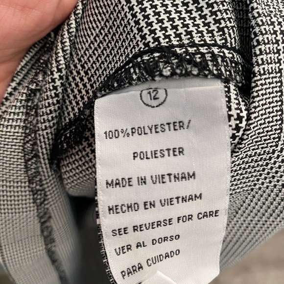 Shelby & Palmer size 12  Elegant Gray Plaid Women's Dress - Picture 5 of 7